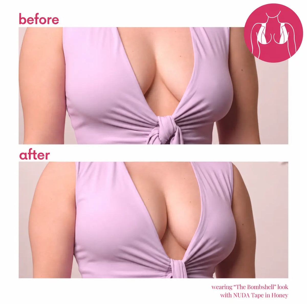 NUDA Tape repositionable silicone boob tape - view 5