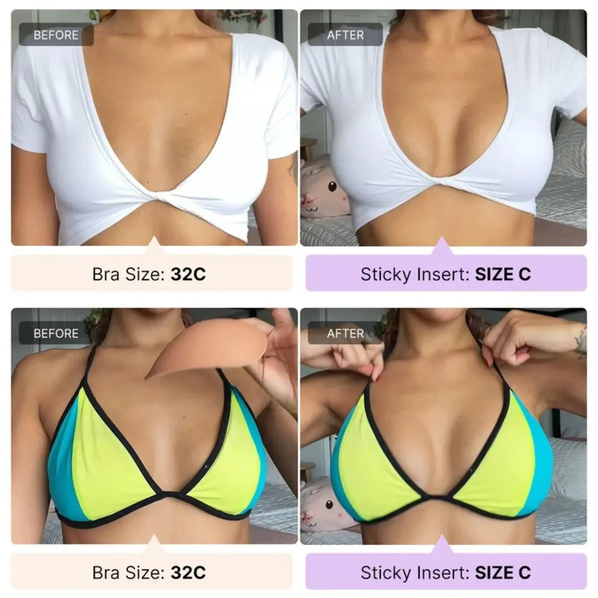 NUDA Bra Inserts reusable adhesive bra inserts - view 7